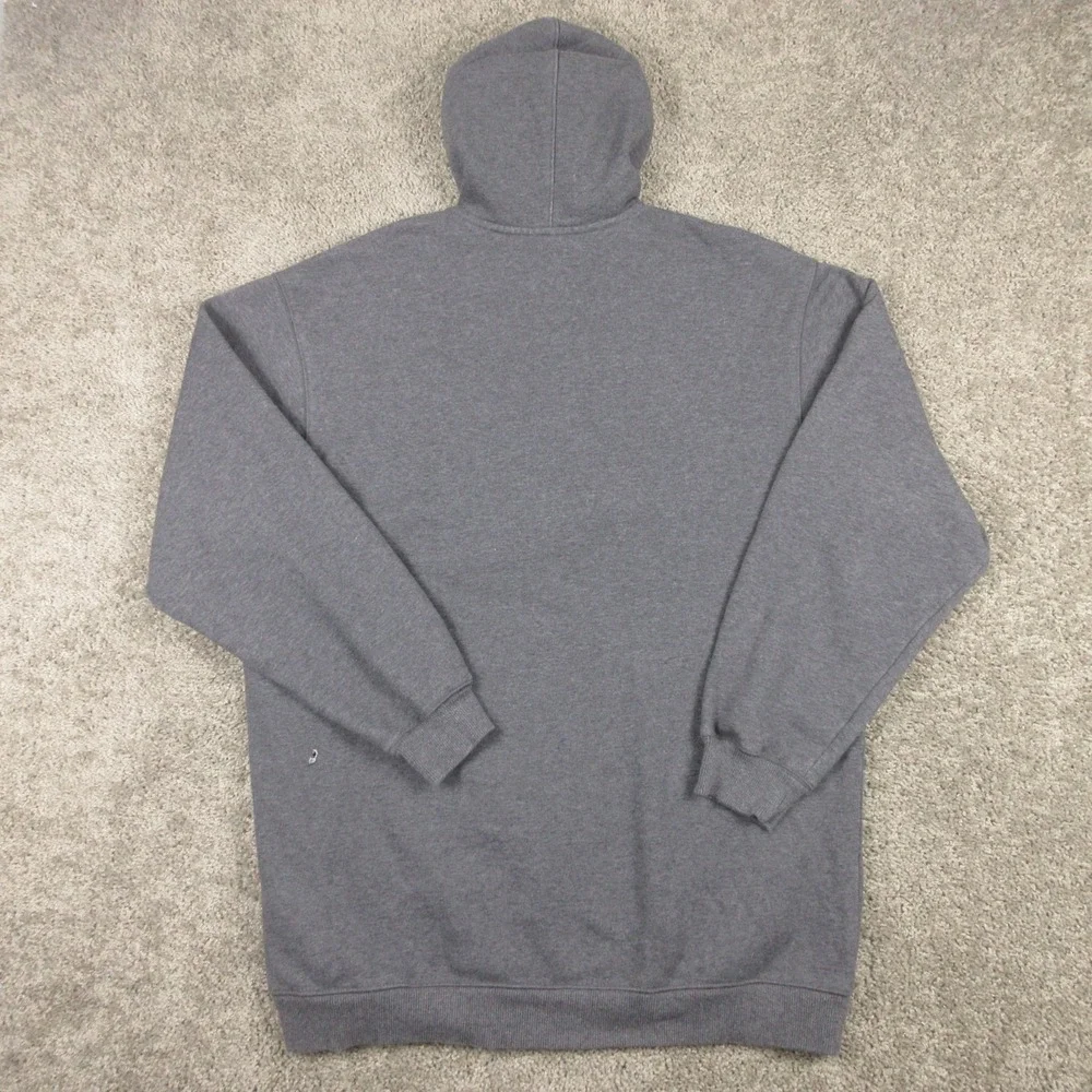 Vintage Air Jordan Sweater Mens XL Gray Oversized Pullover Hoodie Sweatshirt Y2K